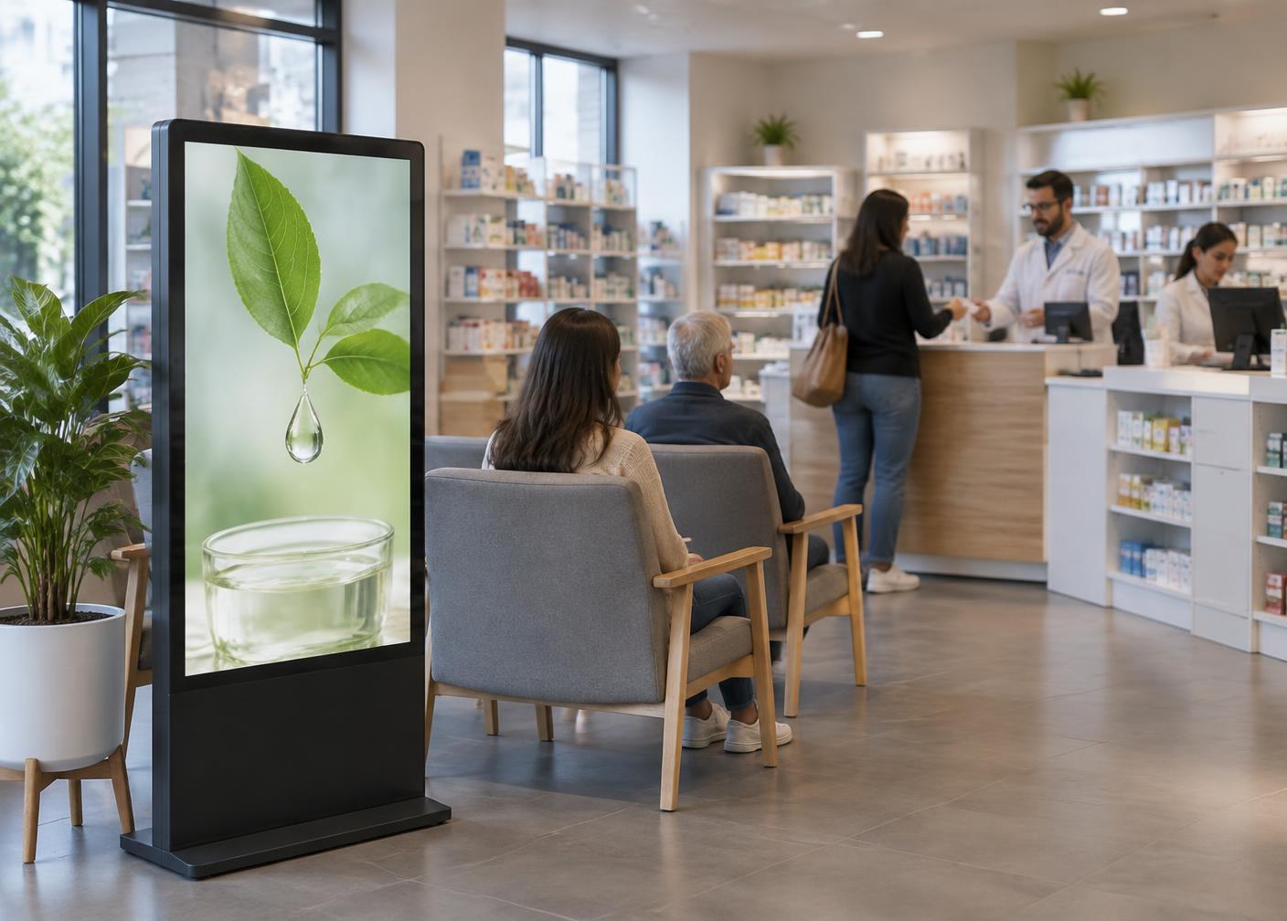 Pharmacy displays environment
